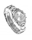 Genewa klasyczny luksus Rhinestone zegarka kobiet zegarki moda zegarki zegarek dla pań kobiet zegarki zegar Reloj Mujer Relogio 