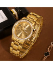 Genewa klasyczny luksus Rhinestone zegarka kobiet zegarki moda zegarki zegarek dla pań kobiet zegarki zegar Reloj Mujer Relogio 