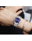 CHRONOS kobiety luksusowe Rhinestone zegarki kwarcowe ze stali nierdzewnej panie zegarek biznesu japoński mechanizm kwarcowy Rel