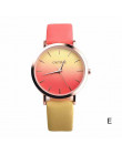2018 mody zegarek Retro Rainbow projekt kobiety sukienka zegarek skórzane zegarki kwarcowe prezent dla miłośników Montre Relogio