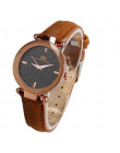 Wykwintne zegarek dla pań Starry Sky kobiet skórzany zegarek kwarcowy zegarek na rękę eleganckie kobiety zegarki bransoleta zega