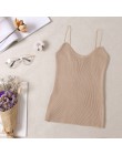 2019 Crop Tops Tamls Camis Camisole tank Moda Mujer tshirt dzianina top bez rękawów T Shirt Blosas Casual