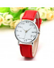Zegarek dla pań moda matematyka funkcja wzór stopu skórzany pasek Analog Quartz Vogue zegarki na rękę zegarki dla kobiet Reloj M
