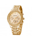 Kobiety zegarki ze stali nierdzewnej znakomity zegarek kobiety Rhinestone luksusowe zegarek kwarcowy na co dzień Relojes Mujer 2