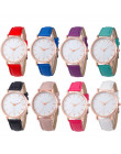 Reloj Mujer 2018 moda zegarki skórzany mężczyźni kobiety ze stali nierdzewnej analogowy zegarek kwarcowy  zegarki damskie zegark