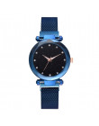 Zegarek damski luksusowe kobiety zegarki damskie magnetyczne gwiaździste niebo zegar moda diament zegarki dla kobiet kwarcowe ze