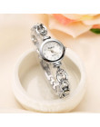 Marka luksusowe kobiety bransoletki z zegarkiem mody kobiety ubierają zegarek panie róży złocisty zegarek kwarcowy sportowe zega