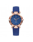 Moda kryształ kobiety zegarki różowy kobiet Starry Sky Dial skórzany zegarek kwarcowy zegarek na rękę Montre Femme 2018 zegarek 