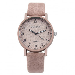 Gogoey marka zegarki damskie moda skórzany zegarek na rękę kobiet zegarki zegarek dla pań zegar Mujer bajan Kol Saati Montre Fem