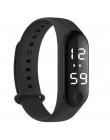 2019 moda cyfrowy zegarek sportowy LED Unisex silikonowa opaska na nadgarstek zegarki mężczyźni kobiety zegarek montre relogio r