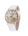 Genewskie zegarki kobiety moda kwiaty bransoletki z zegarkiem Sport analogowy zegarek kwarcowy  top marka luksusowe relojes muje