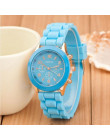 Reloj Mujer silikonowe zegarki kobiety mężczyźni sport Jelly żel analogowy zegarek kwarcowy  męskie Unisex gumowe godzin zegar b