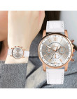 Kobiet zegarki luksusowe znane marki nowe mody damski pasek skórzany do zegarka ze stali nierdzewnej kwarcowy analogowy zegarek 
