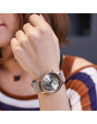 Eleganckie zegarki tarczowe kobiety luksusowa bransoletka zegarek sukienka kobiet skóra montre femme kwarcowe zegarki na rękę re