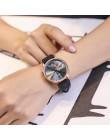 Eleganckie zegarki tarczowe kobiety luksusowa bransoletka zegarek sukienka kobiet skóra montre femme kwarcowe zegarki na rękę re
