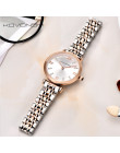 KOVONSH luksusowej mody kobiet zegarki zegarek dla kobiet sukienka ze stali nierdzewnej zegarek damski zegarek kwarcowy na rękę 