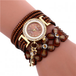 2019 kobiet zegarki nowy luksusowe Casual analogowy zegarek kwarcowy zegarek z PU skórzany bransoletki z zegarkiem prezent Relog