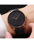 Genewa proste kobiety zegarki Top marka luksusowe siatka ze stali nierdzewnej kwarcowy zegarki na rękę moda zegar zegarek dla pa