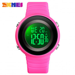 SKMEI 1507 mężczyźni cyfrowy Sport Chrono zegarki na rękę tydzień światło EL alarm z wyświetlaczem zegar 50 M zegarki wodoodporn