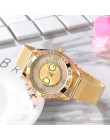 Kobiety ubierają zegarki ze stali nierdzewnej znakomity zegarek kobiety Rhinestone luksusowe zegarek kwarcowy na co dzień Reloje