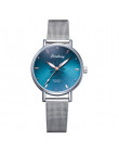Zegarki dla kobiet luksusowe srebrny popularne różowy wybierania kwiaty Metal bransoletka damska zegarek kwarcowy zegar panie ze