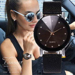 Gorąca sprzedaż moda damska zegarki skórzany zegarek dla pań kobiet zegarki młodych zegarek dziewczęcy zegar reloj mujer zegarek