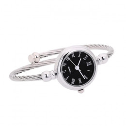 Lustro bransoletka dziewczyna okrągły 2018 panie proste piękne analogowy zegarek na rękę Temperament pamiątka moda kobiet zegark