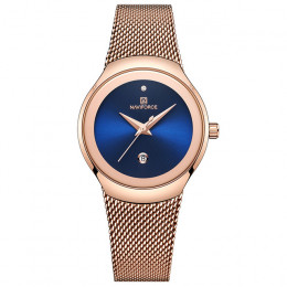 Nowy NAVIFORCE kobiety zegarki Top luksusowa marka moda na co dzień panie zegarek kwarcowy zegarek ze stali nierdzewnej strój ko