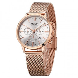 MEGIR marka luksusowe kobiety zegarki moda kwarcowy zegarek dla pań Sport relógio Feminino zegar dla miłośników dziewczyna przyj