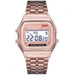 LED cyfrowy wodoodporny zegarek kwarcowy zegarek na rękę sukienka złoty zegarek na rękę kobiety mężczyźni męskie zegarki top mar