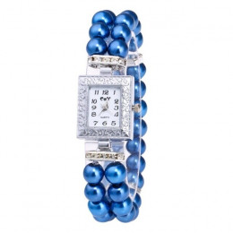 Wykwintne Pearl String bransoletka zegarek kobiet panie mody zegarka kobiet zegarki kobiety kobieta zegar relogio feminino  C