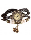 Gorąca sprzedaż 2018 produktów Mori Girl Cat majów wiatr bransoletka wrist zegarek czeski styl panie zegarki kobieta zegar reloj
