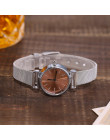 Vansvar Casual zegarek kwarcowy ze stali nierdzewnej Brand New zegarek damski zegarek na rękę bransoletka zegarek panie kobiet z