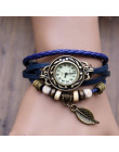 Relogio Feminino kobiet zegarek skórzany pasek bransoletka zegar prezent panie zegarek kwarcowy zegar Montre Femme relojes para 