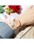Nowy CURREN kobiety luksusowej marki zegarków mody przypadkowi panie kwarcowy zegarek złota róża ze stali nierdzewnej strój koro