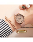 2018 Top marka kobiety zegarki moda kwarcowy zegarek dla pań skóra pasmo brązowy czarny Retro zegarek na rękę kobiet zegarek w s