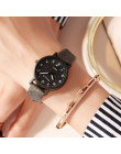 2018 Top marka kobiety zegarki moda kwarcowy zegarek dla pań skóra pasmo brązowy czarny Retro zegarek na rękę kobiet zegarek w s