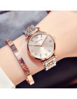 Hot proste zegarki kobiety ze stali nierdzewnej mody zegarek diament na co dzień panie zegarek na rękę 2018 zegar kwarcowy dla m