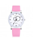 Ladies mody kobiet zegarek kwarcowy zegarek luksusowe wysokiej jakości zegarek kwarcowy skórzany zegarek na rękę relojes mujer 2