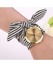 Relogio feminino kobiet zegarki pasek tkaniny kwiatowy pasek zegar Dial bransoletka kwarcowy zegarek na rękę erkek kol saati Mon
