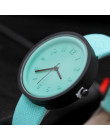 Gorący bubel najnowszy relogio feminino moda zegarek dla pań liczba mężczyzn zegarki kwarcowe pasek na płótnie zegarek na rękę s