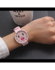 Kobiety zegarki śliczne Pig silikonowe panie zegarek na rękę dziewczyny moda kwarcowe zegarki na rękę dla kobieta zegar kobieta 