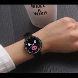 Kobiety zegarki śliczne Pig silikonowe panie zegarek na rękę dziewczyny moda kwarcowe zegarki na rękę dla kobieta zegar kobieta 