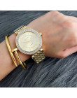 CONTENA zegarki damskie zegarek dla pań Top marka luksusowe srebrny bransoletka zegar Rhinestone zegarka kobiet zegarki kwarcowe