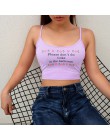 Sweetown różowy śliczne Bralette Crop Top kobiety Sexy fioletowy drukowane bez rękawów Clubwear koreański mody przycięte Feminin