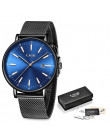 LIGE New Mens Watches Top Luxury Brand Quartz Watch Men Casual Sport Watch Date Waterproof Stainless Steel Clock reloj hombre