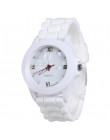 Silikonowy zegarek na rękę kobiety zegarki proste mody kwarcowy zegarek dla pań kobiet zegar Montre Femme Relogio Feminino preze