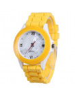 Silikonowy zegarek na rękę kobiety zegarki proste mody kwarcowy zegarek dla pań kobiet zegar Montre Femme Relogio Feminino preze
