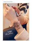 2017 Kobiety Rhinestone Zegarki Pani Obrót Dress Watch marka Prawdziwy Skórzany pasek Big Dial Bransoletka Zegarek Krystaliczny 