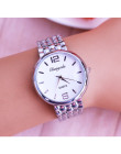 2018 kobiety biuro panie różowe złoto ze stali nierdzewnej luksusowe zegarek kwarcowy dziewczyny elektroniczny wodoodporny sukie